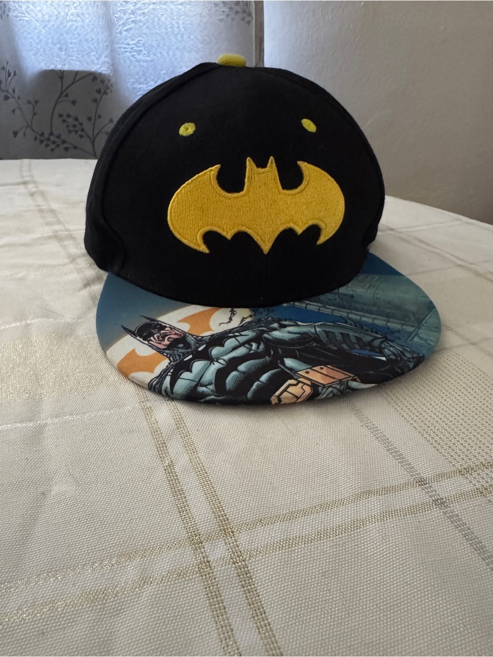 Batman DC Comics Six Flags Texas 2019 Adjustable Snapback Flat Bill Hat Cap OS